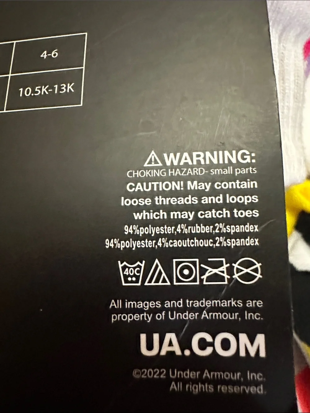 Toddler Girl’s Under Armour Socks Set